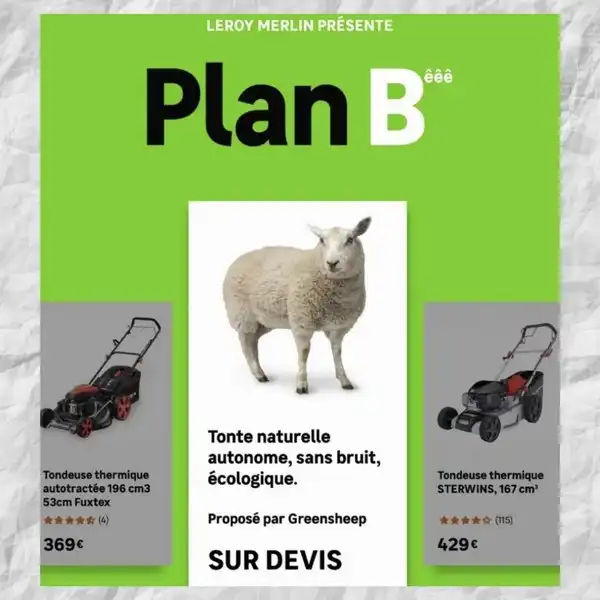 Lire la suite à propos de l’article Louer un mouton chez Leroy Merlin ?